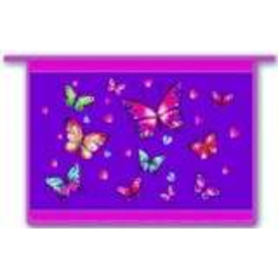 папка для тетрадей А4 на молнии Мир бабочек 37148