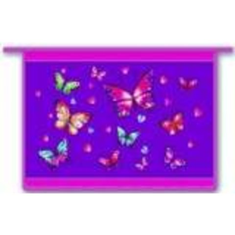 папка для тетрадей А4 на молнии Мир бабочек 37148