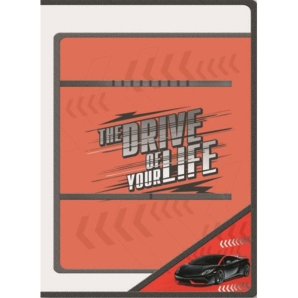 папка для труда А4 на молнии Драйв с блоком 40541