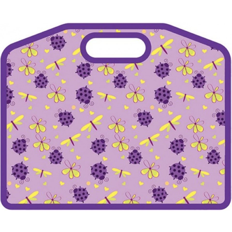 папка для тетрадей А4 Веселые жучки с ручками на молнии 43593