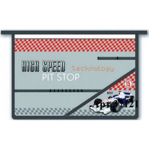 папка для труда А4 Формула 1 на молнии с внутренним блоком 37132