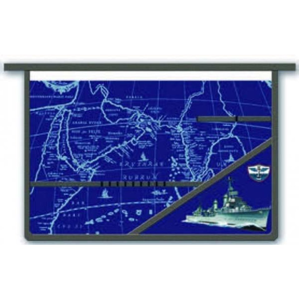 папка для труда А4 Военный корабль на молнии с внутренним блоком 37134