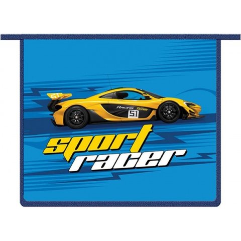 папка для тетрадей А5 Спортивное авто на молнии 43616