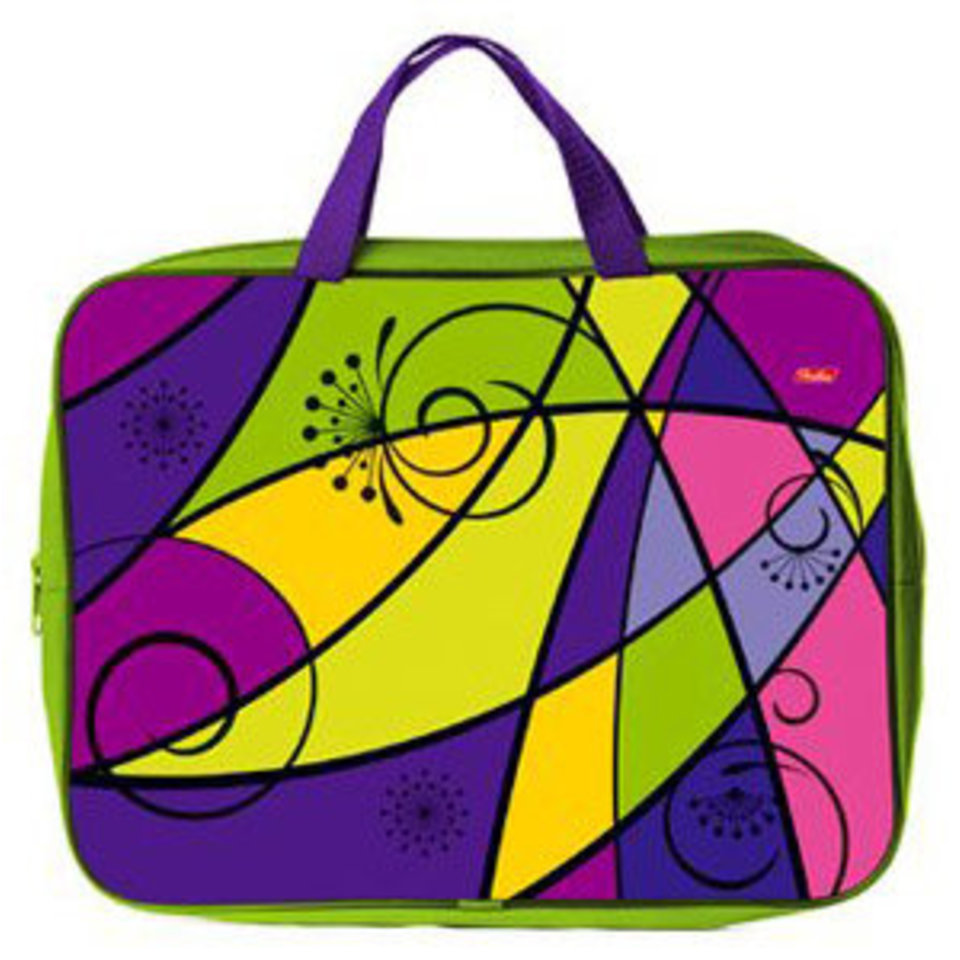 папка для тетрадей А4 Яркий с ручками текстильная NSn43007