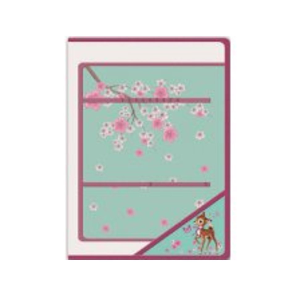 папка для труда А4 Олененок на молнии с внутренним блоком 40535