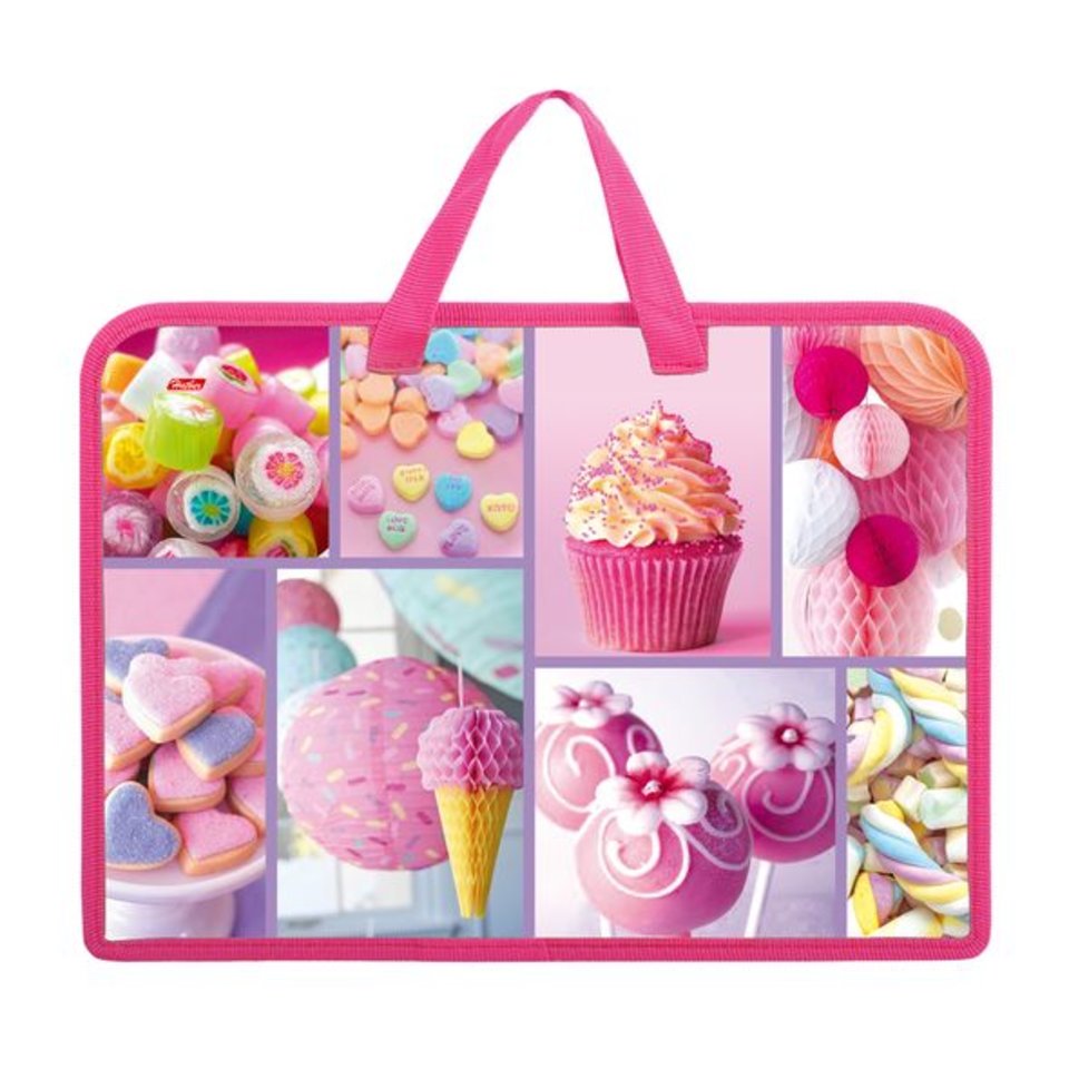 папка для тетрадей А4 с ручками Hatber Sweets Аmn 14074