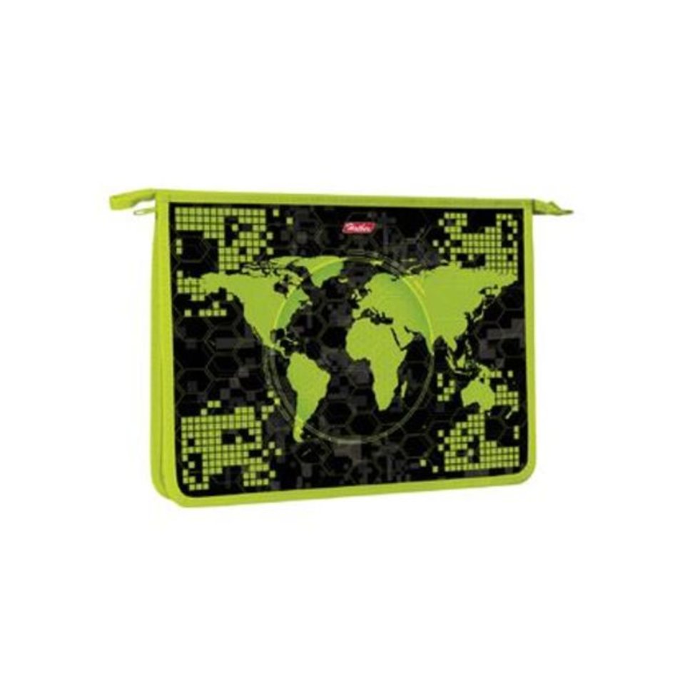 папка для тетрадей А4 Hatber Карта мира 2 отделения АМс 42058