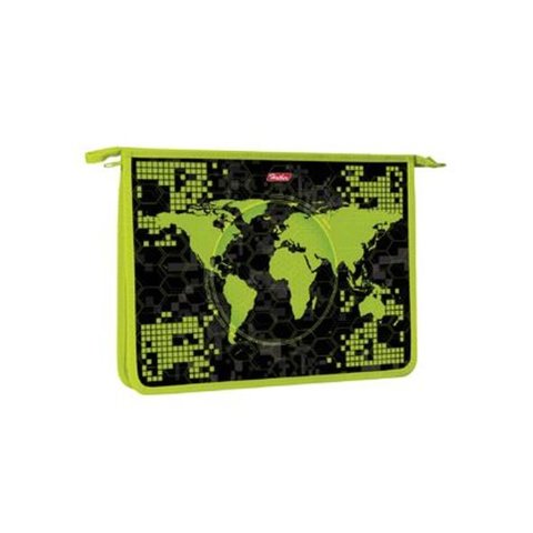 папка для тетрадей А4 Hatber Карта мира 2 отделения АМс 42058