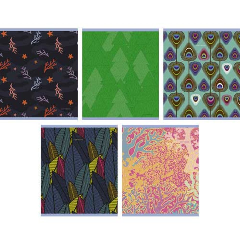 тетрадь 48 листов Стильные орнаменты в клетку 484935