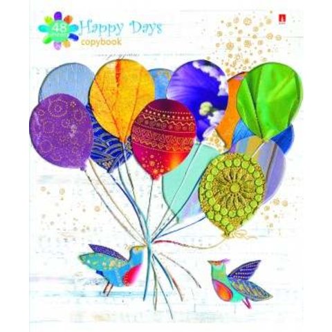 тетрадь 48 листов Праздник 7-48-1018 в клетку