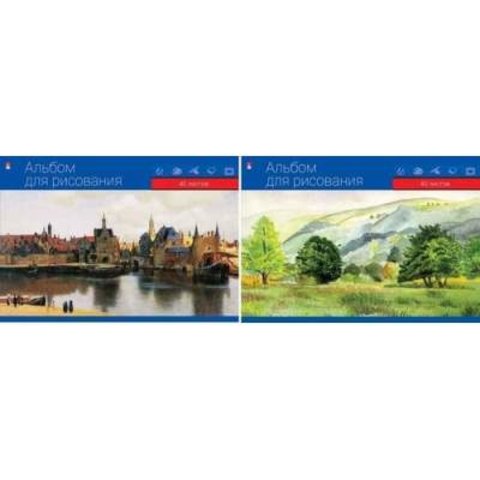 альбом для рисования 40л Классика 1-40-268