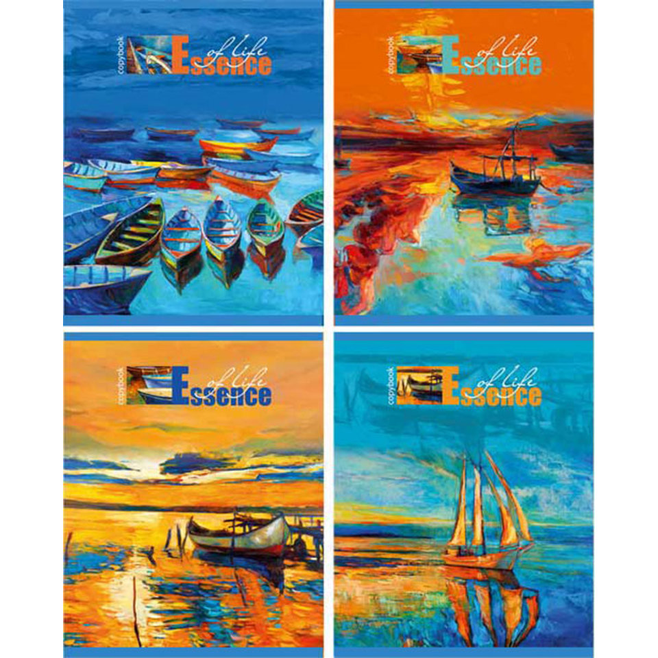 тетрадь 80 листов Essense of Life на спирали 9849 в клетку