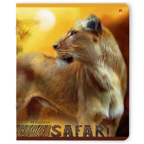 тетрадь 48 листов Сафари прайд 7-48-097 в клетку