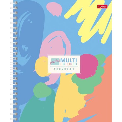 тетрадь 48 листов Multicolored в клетку (056666) Хатбер