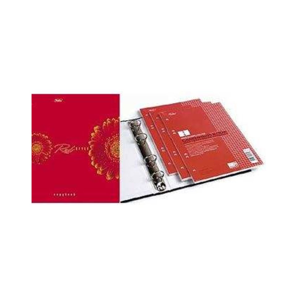 тетрадь на кольцах 240 листов Red style 2791