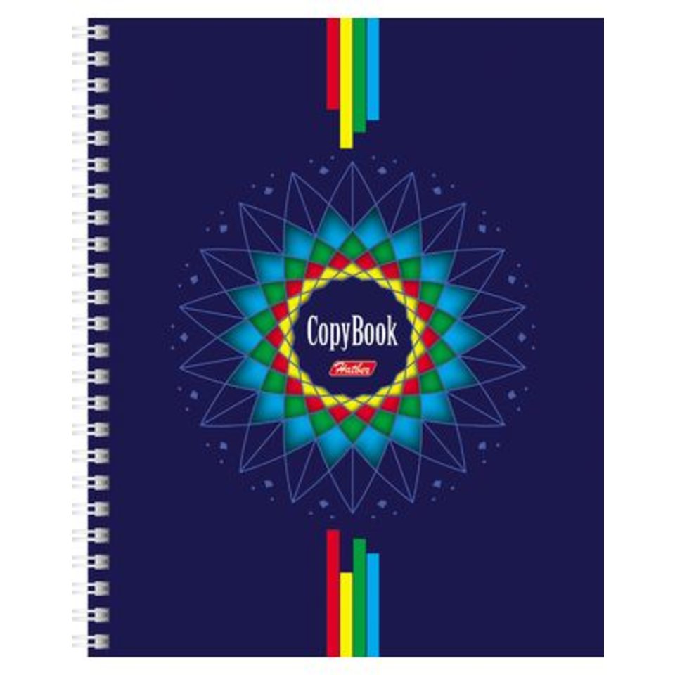 тетрадь 80 листов Four Colour на спирали в клетку