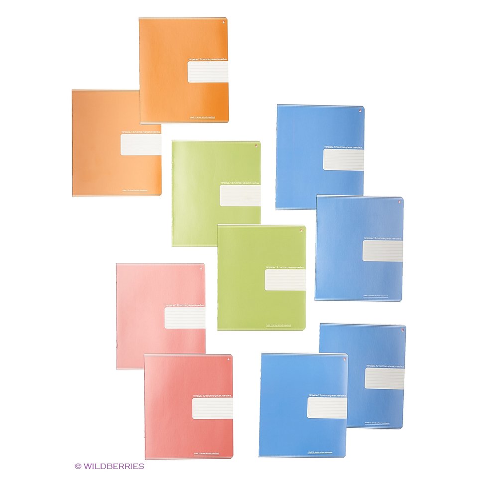 тетрадь 12 листов Премиум металлик 7-12-827/5 в узкую линейку