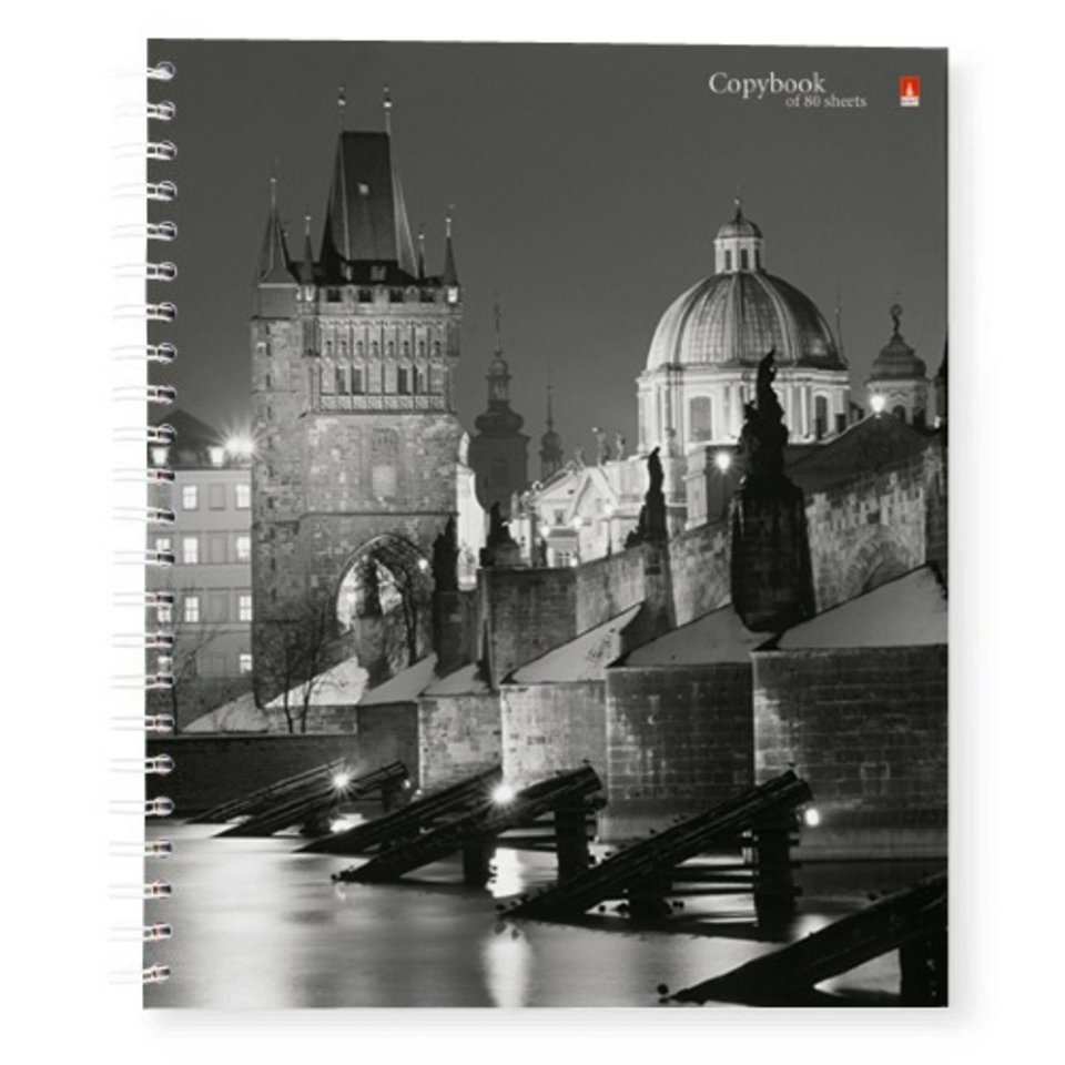 тетрадь 80 листов Города на гребне 7-80-038 в клетку