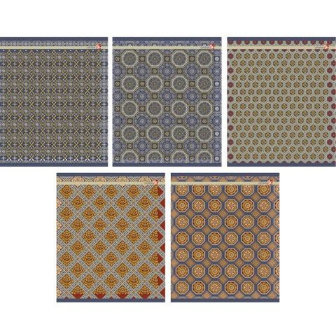 тетрадь 48 листов Золотой орнамент в клетку 484958