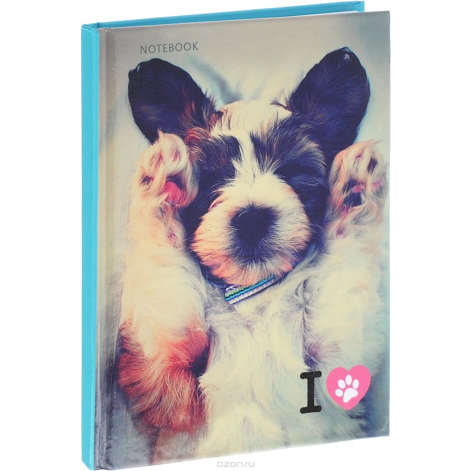 книга для записи А6 Очаровательный щенок 36801859