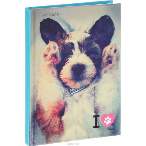 книга для записи А6 Очаровательный щенок 36801859