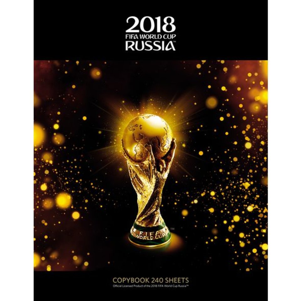 тетрадь на кольцах 240 листов ЧМ 2018г Золотой кубок 17093(051079)