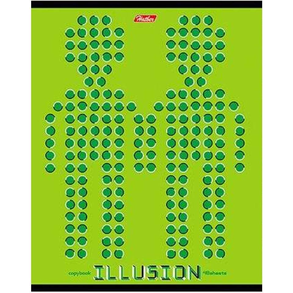 тетрадь 48 листов Иллюзия в клетку
