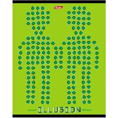тетрадь 48 листов Иллюзия в клетку