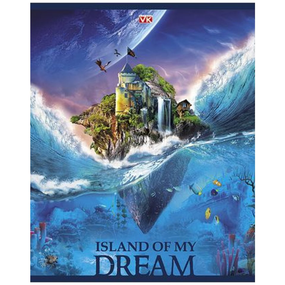 тетрадь 48 листов IslandOfMy Dream в клетку