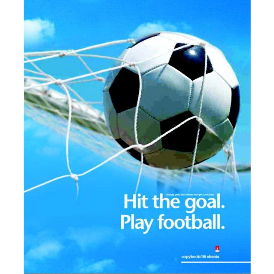 тетрадь 24 листа Футбол 7-24-618/2 в линейку