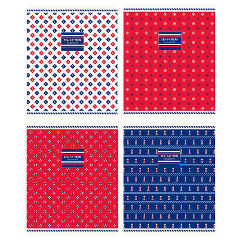 тетрадь 48 листов Sea pattern 2269 в клетку