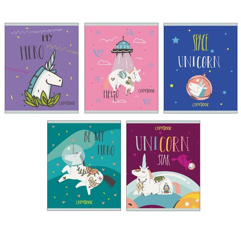 тетрадь 48 листов 48 листов Единорог мечты 486171 в клетку