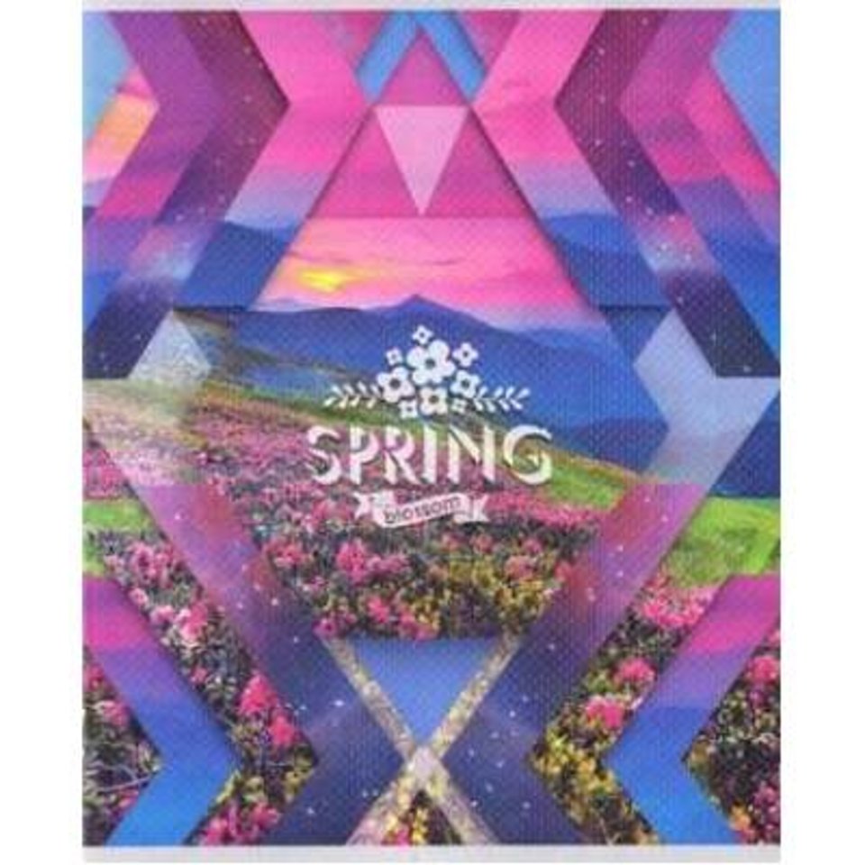 тетрадь 48 листов Весна класс С в клетку