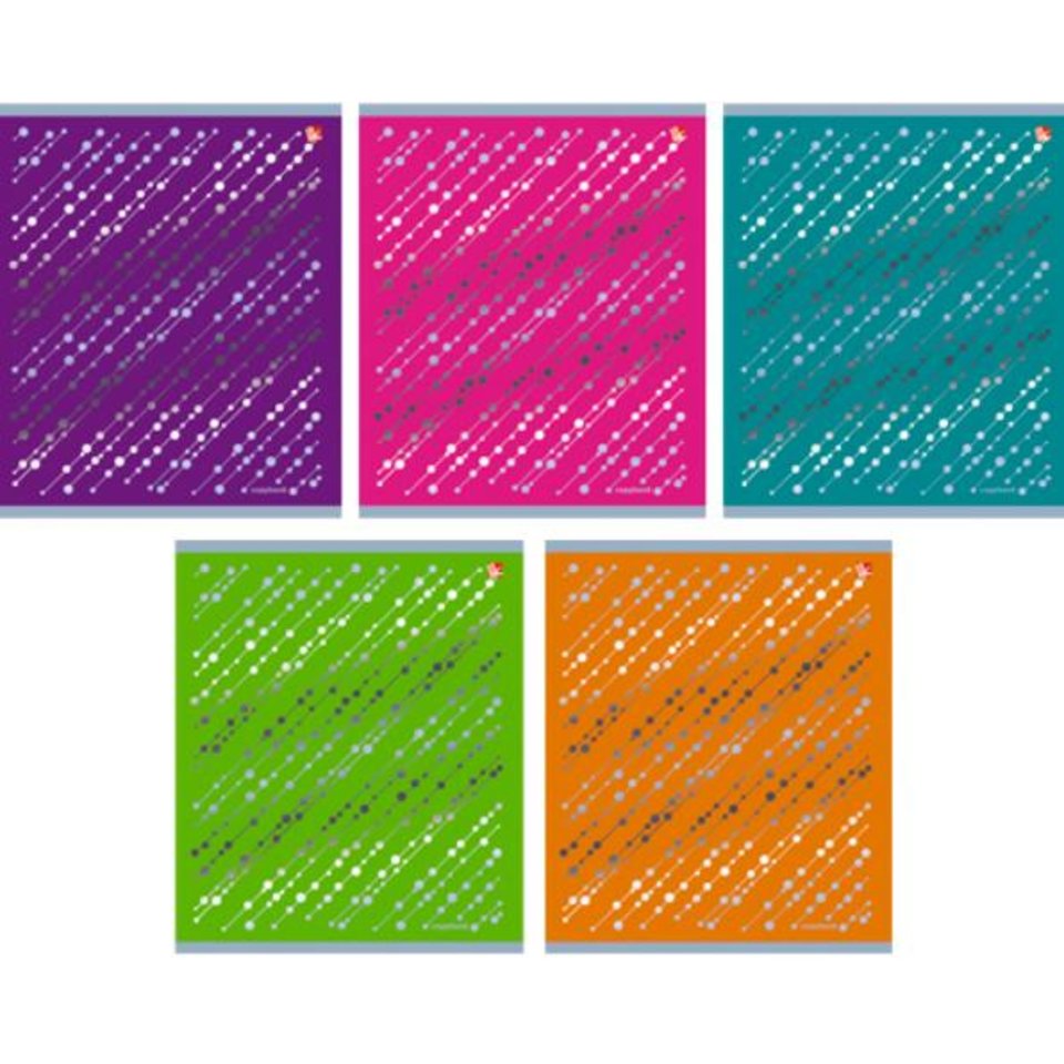 тетрадь 48 листов Серебряный орнамент в клетку 484962