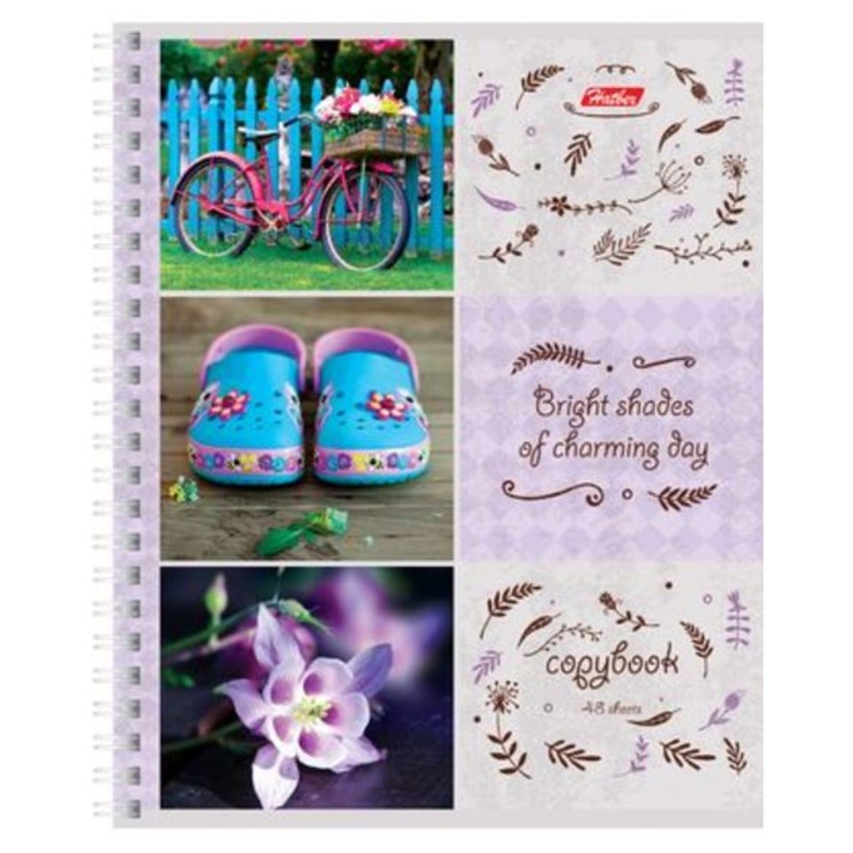 тетрадь 48 листов Яркие оттенки дня на гребне (047070)