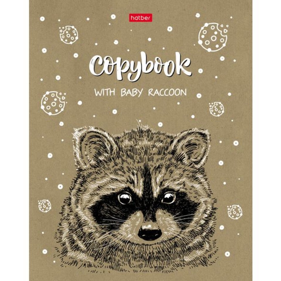 тетрадь 48 листов Крафт С милыми зверьками в клетку 066339