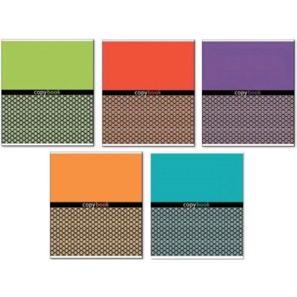 тетрадь 96 листов Яркая фактура 44550/5 в клетку