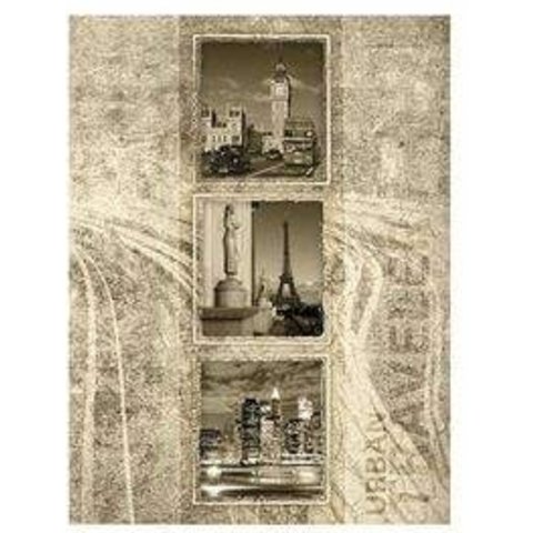 тетрадь 96 листов Travel/Ландшафты в клетку