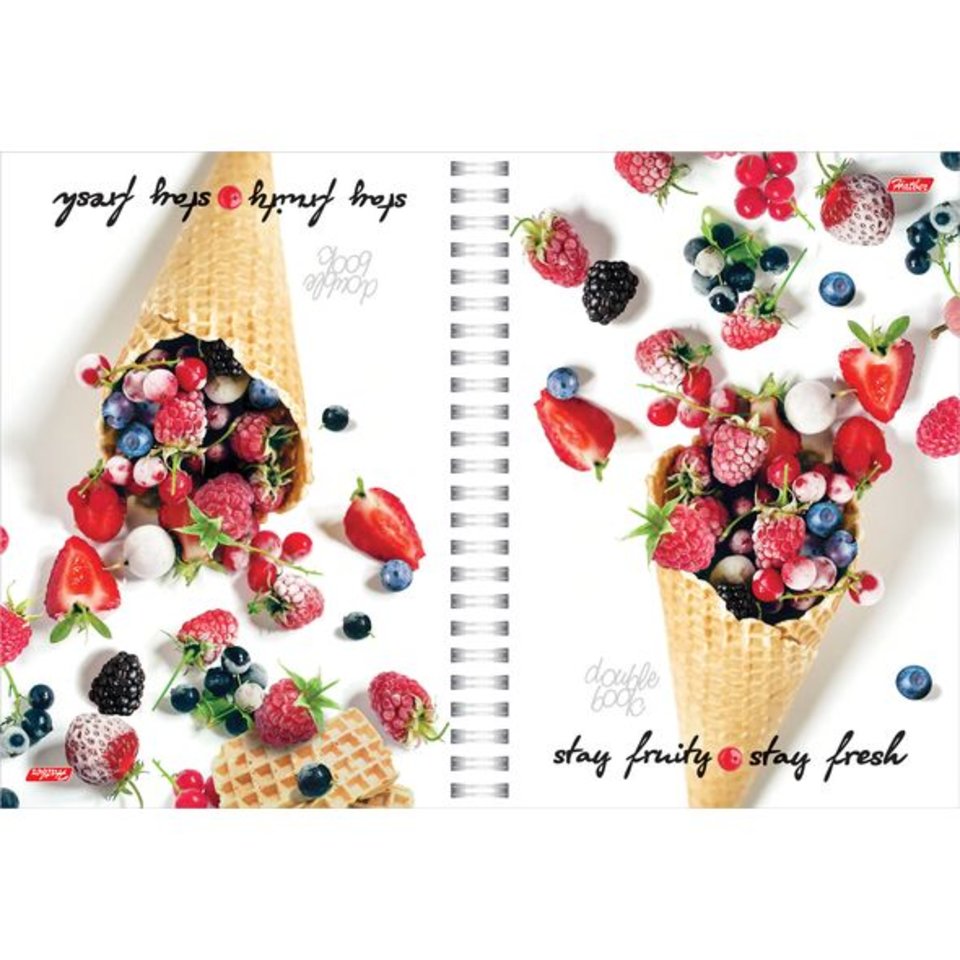 тетрадь 80 листов Сладкая жизнь твердая обложка на гребне 18880 (054487) Хатбер в клетку