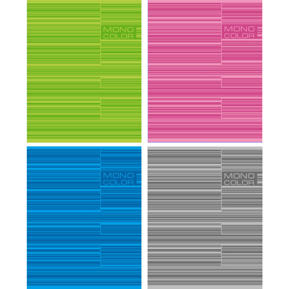 тетрадь 48 листов Mono color 1326 в клетку