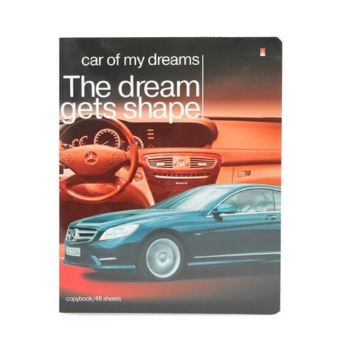 тетрадь 48 листов Машины 7-48-180 в клетку