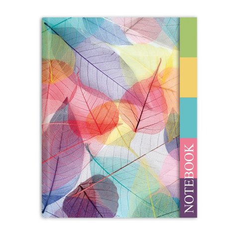 записная книжка А6 48 листов Цветные листья 47859