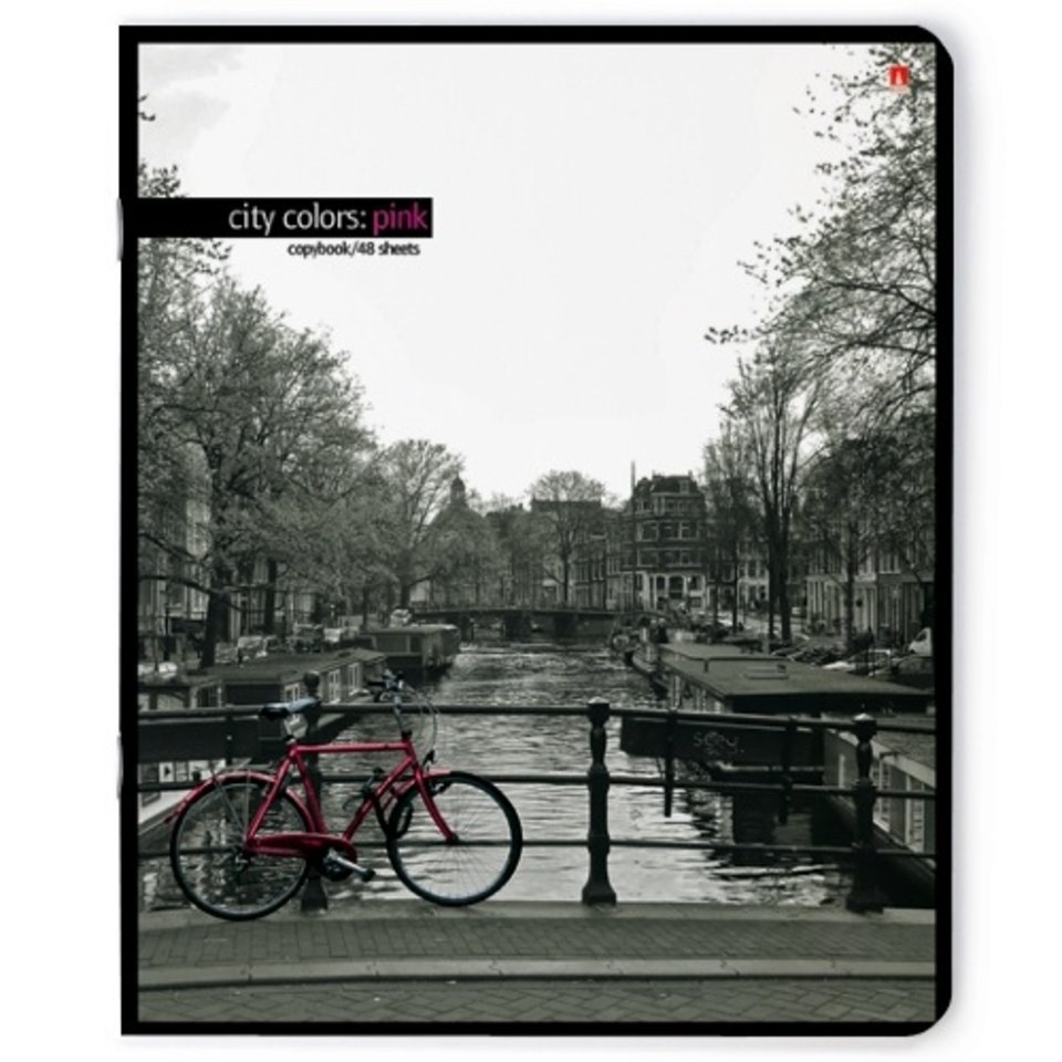 тетрадь 48 листов Город т цветы 7-48-1036 в клетку