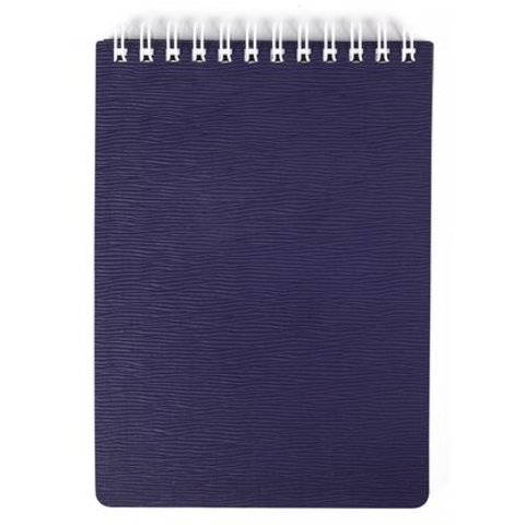 блокнот А6 80 листов Wood пластиковая обложка на гребне фиолетовый 02236