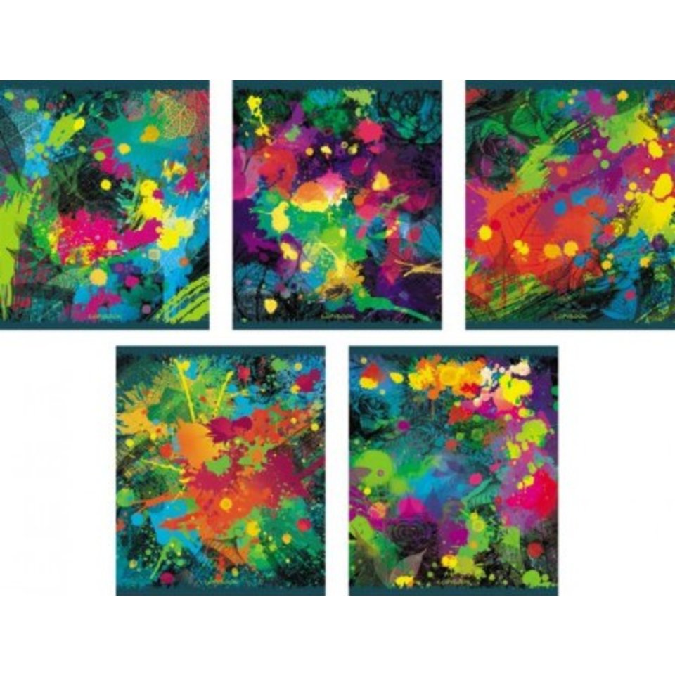 тетрадь 96 листов Jazz-band of colors 40096 в клетку