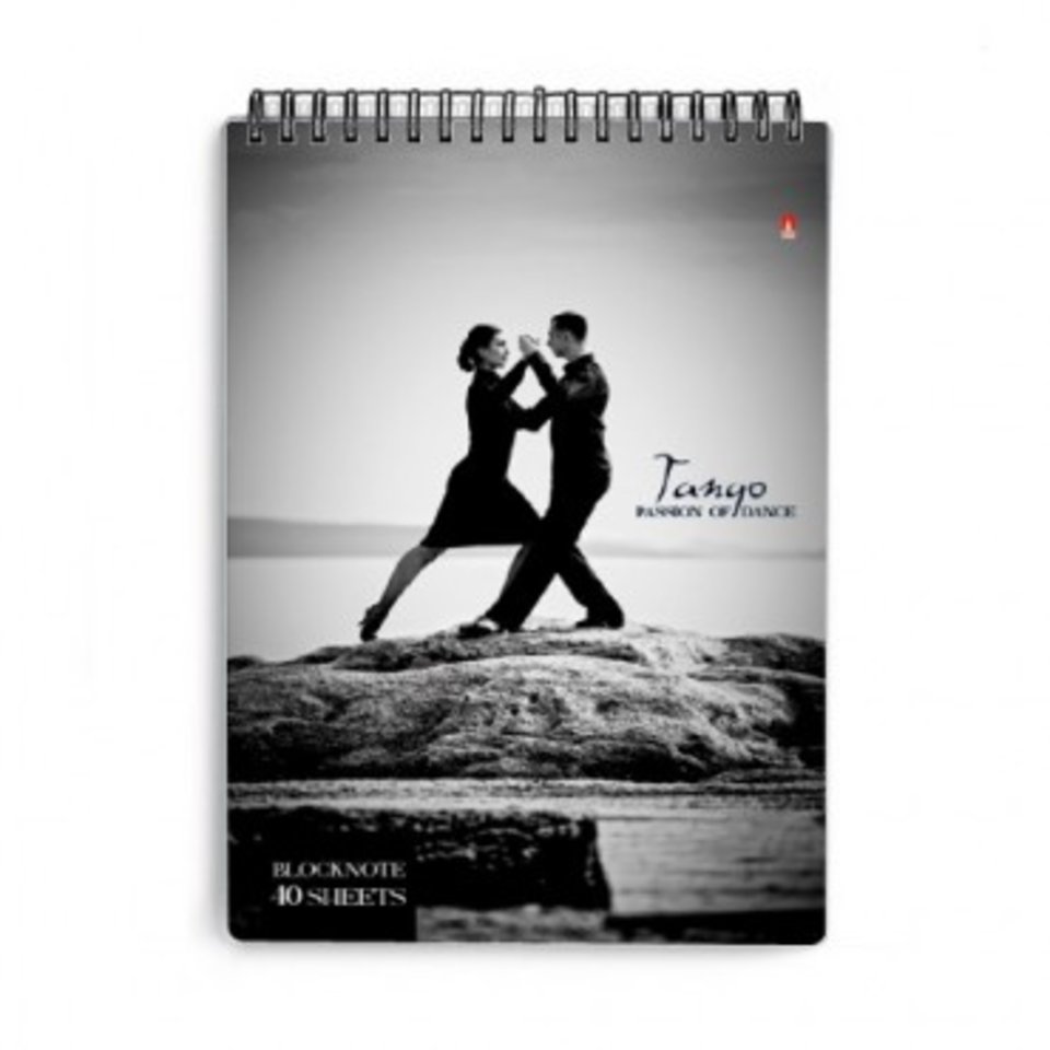 блокнот А6 40 листов Танго 3-40-303 на спирали