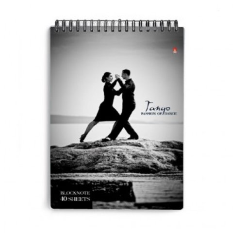 блокнот А6 40 листов Танго 3-40-303 на спирали