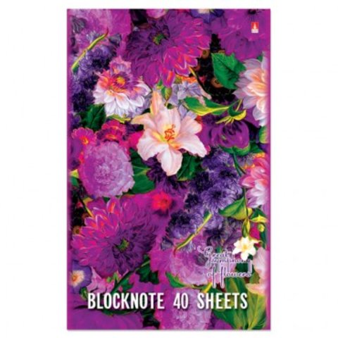 блокнот А5 40 листов Цветы 3-40-300