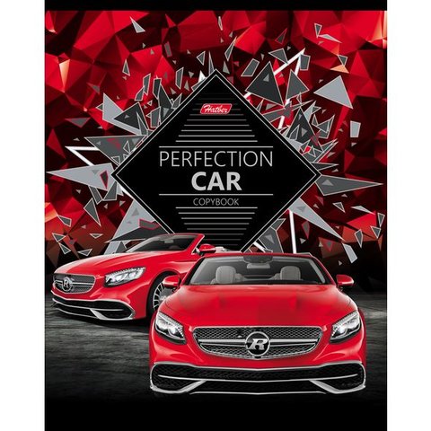 тетрадь 48 листов Perfection CAR 3Dф 3Dл в клетку (051132)
