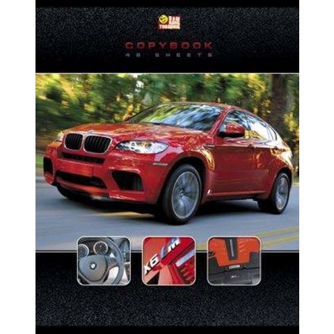 тетрадь 48 листов Автомобили в клетку